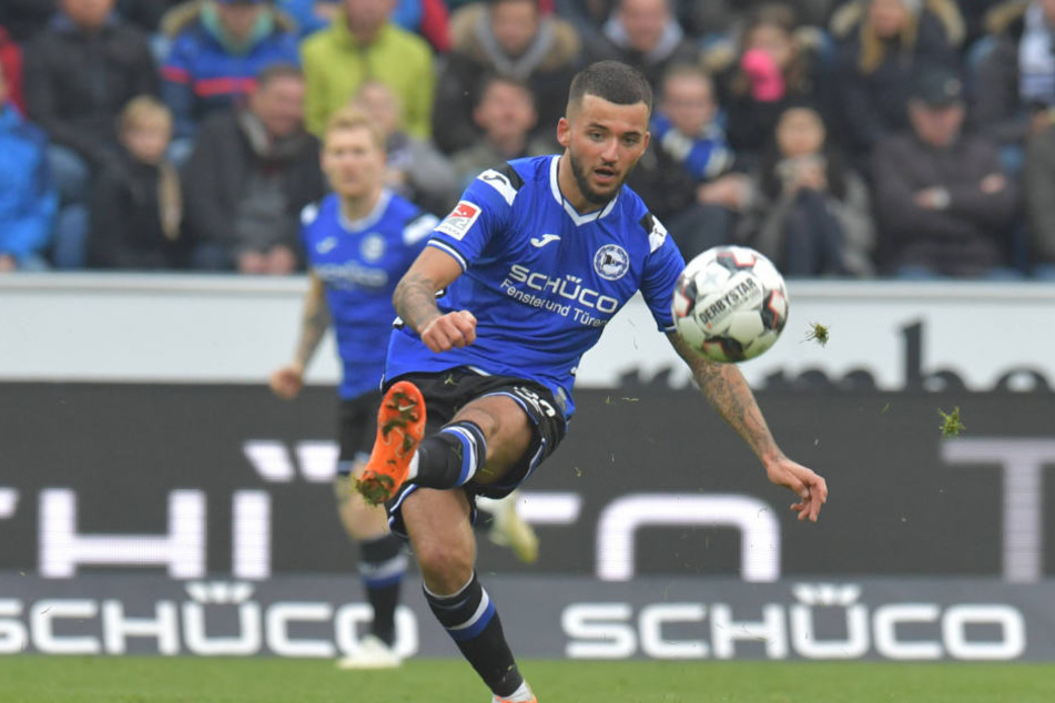 Seine große Chance auf das 2:0 gegen Pauli konnte Staude nicht nutzen.