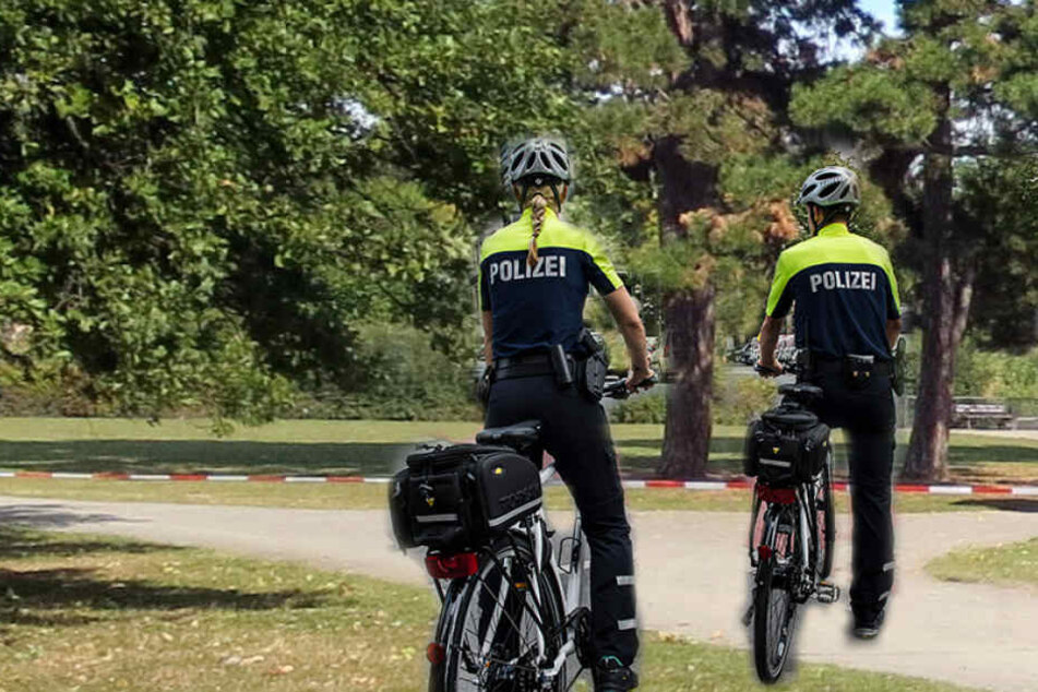 Eine Fahrradstaffel der Polizei griff Dienstagvormittag einen 34-jährigen Mann im Leipziger Rosental auf.