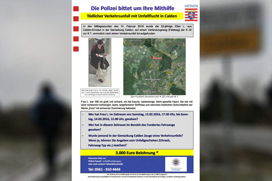 Mit diesem Flyer sucht die Polizei nach Zeugen.