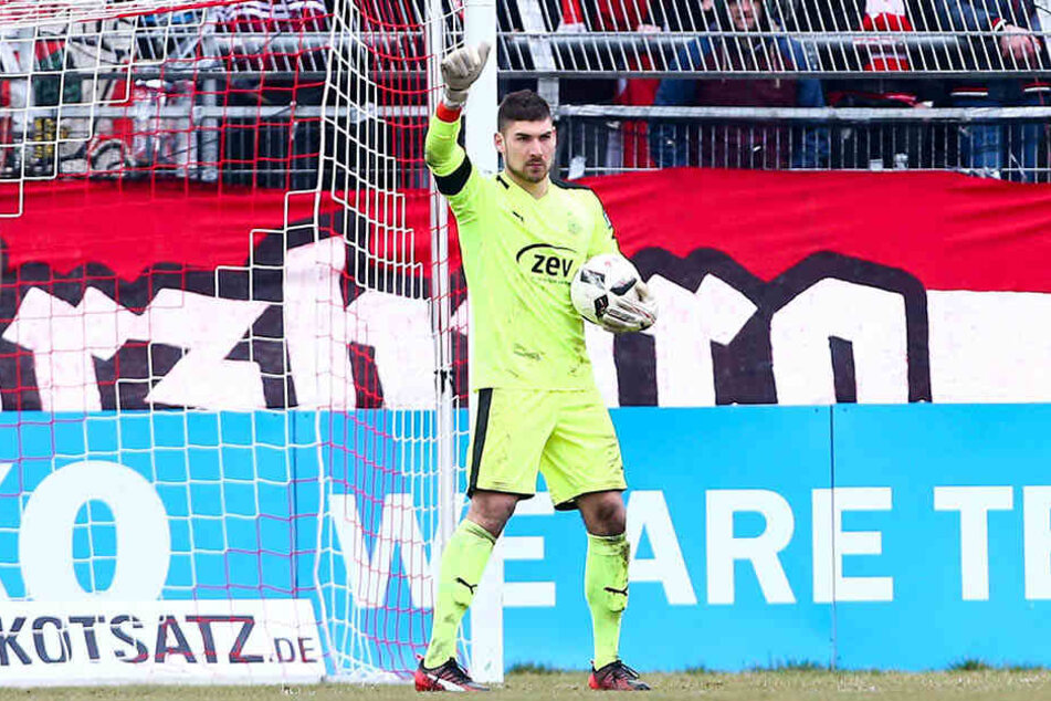 FSV-Schlussmann Brinkies behielt gegen Münster eine weiße Weste.