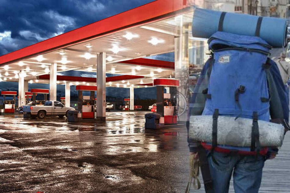 Der Obdachlose erzählte einer Tankstellen-Mitarbeiterin von dem Sprengstoff.