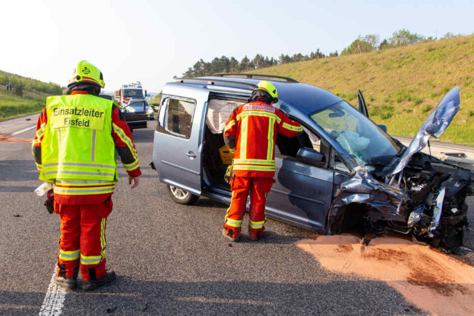 Der Caddy soll den Unfall ausgelöst haben.