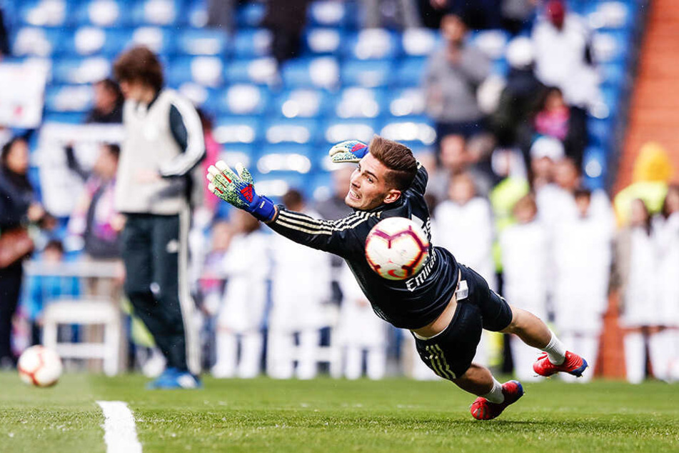 Luca Zidane erhielt von seinem Vater Zinedine den Vorzug vor Keylor Navas.