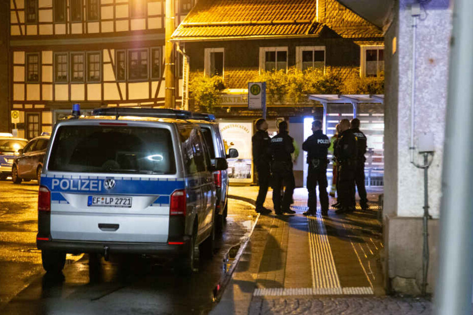 Die Polizei rückte mit einem Großaufgebot an.