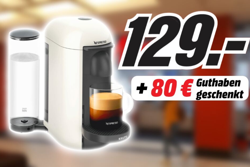 80 Euro für Nespresso-Kapseln schenkt Euch MediaMarkt, wenn Ihr Euch für diese Maschine entscheidet!