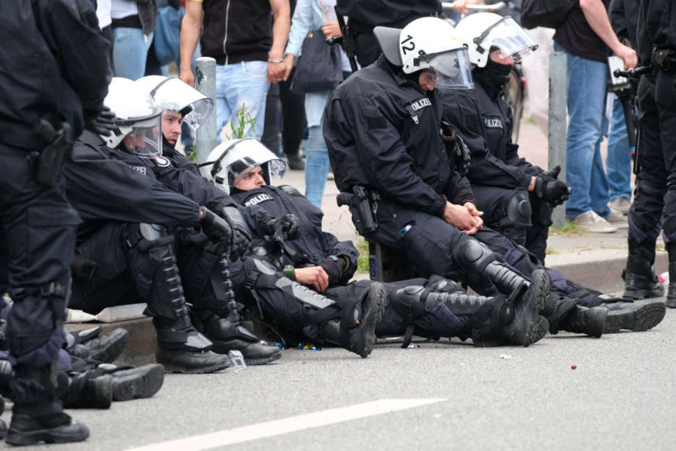 Polizisten beim G20 müssen sich ausruhen. Ihr Einsatz war enorm.