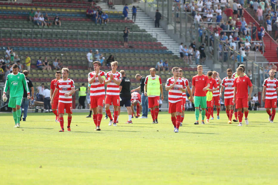 Den Sieg in letzter Sekunde verpasst, die FSV-Kicker waren nach dem Abpfiff enttäuscht.