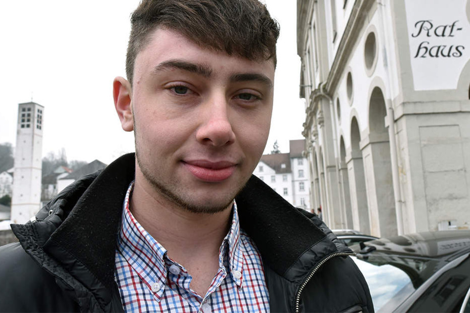 AfD-Politiker Florian Kohlweg (20) wurde Opfer eines Angriffes.