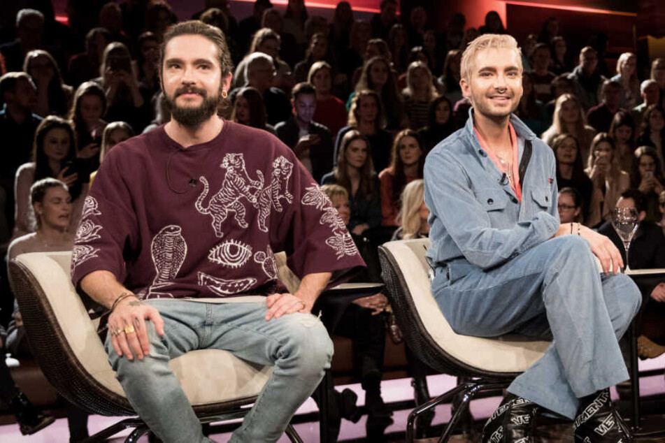 Die Zwillinge Tom (29, l.) und Bill Kaulitz bei einem gemeinsamen TV-Auftritt.