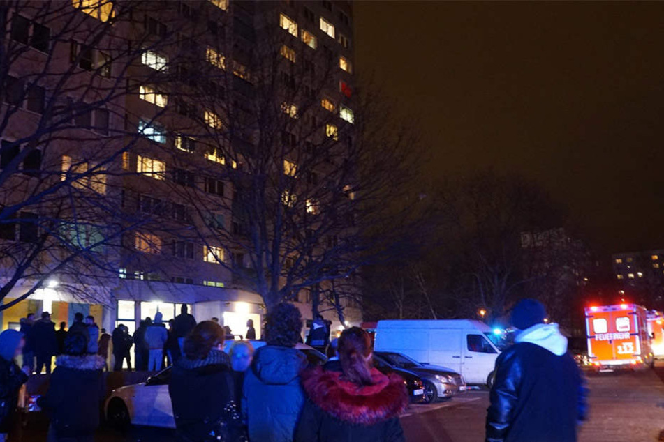 Erneut brach ein Feuer in dem Hochhaus in Berlin-Lichtenberg aus.