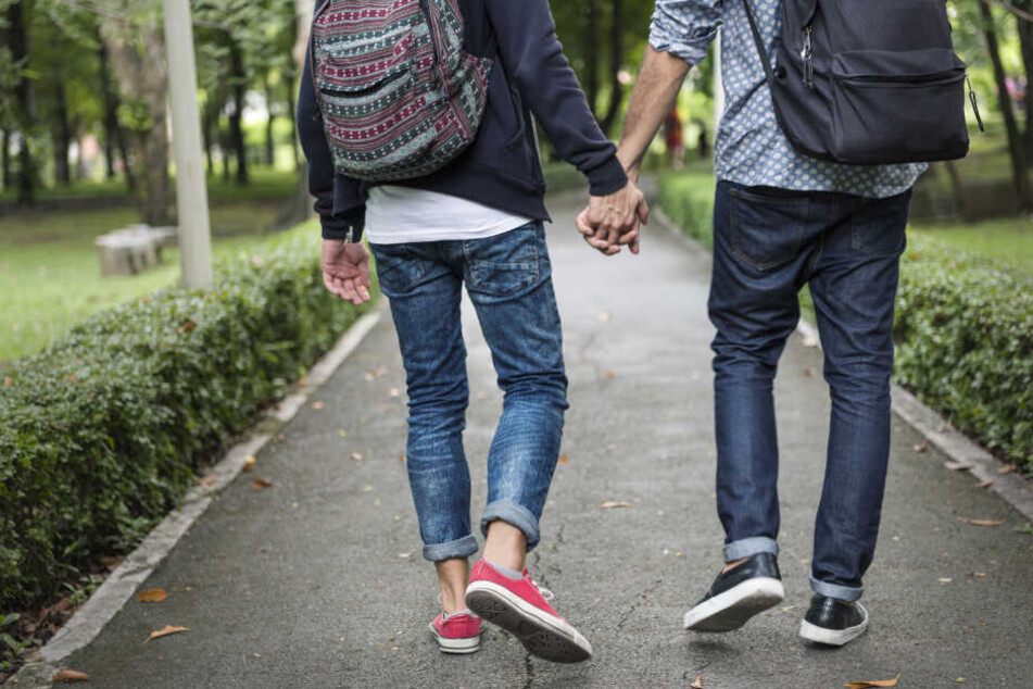 Ein homosexuelles Pärchen. (Symbolbild)