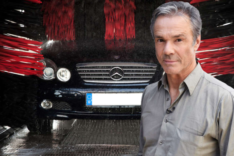 Schauspieler Hannes Jaenicke (58) prangert den "Auto-Fetisch" der Deutschen an. (Bildmontage)