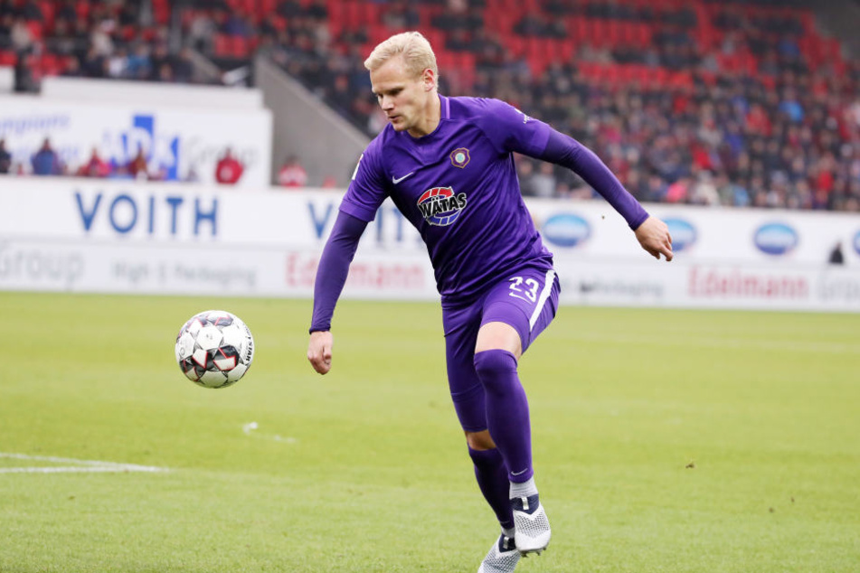 Sören Bertram sicherte mit seinen drei Toren Aue den Erhalt in der zweiten Liga.