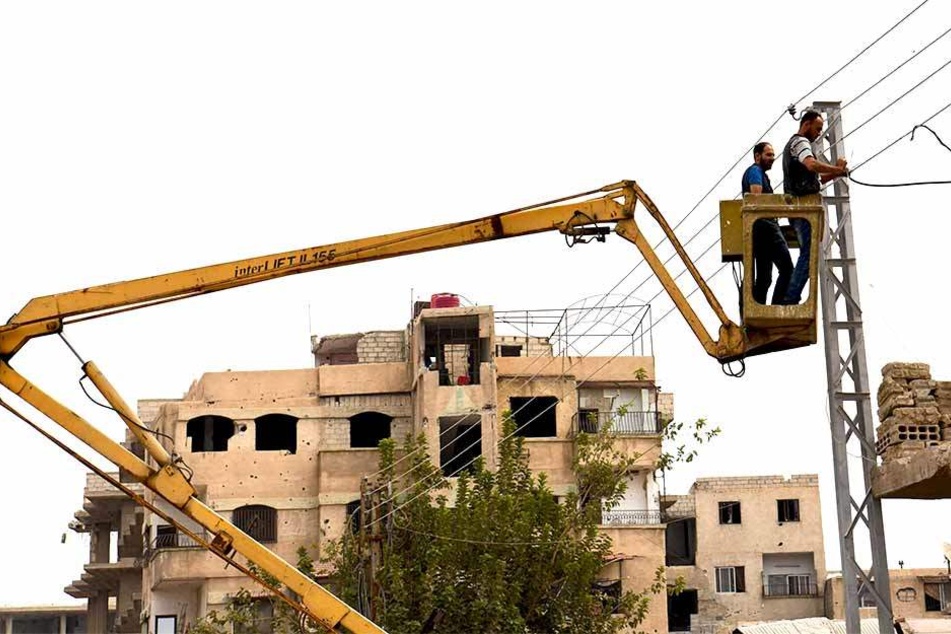 Durch den Krieg in Syrien wurde zahlreiche Regionen zerstört. Teilweise ist schon der Wiederaufbau im Gange.