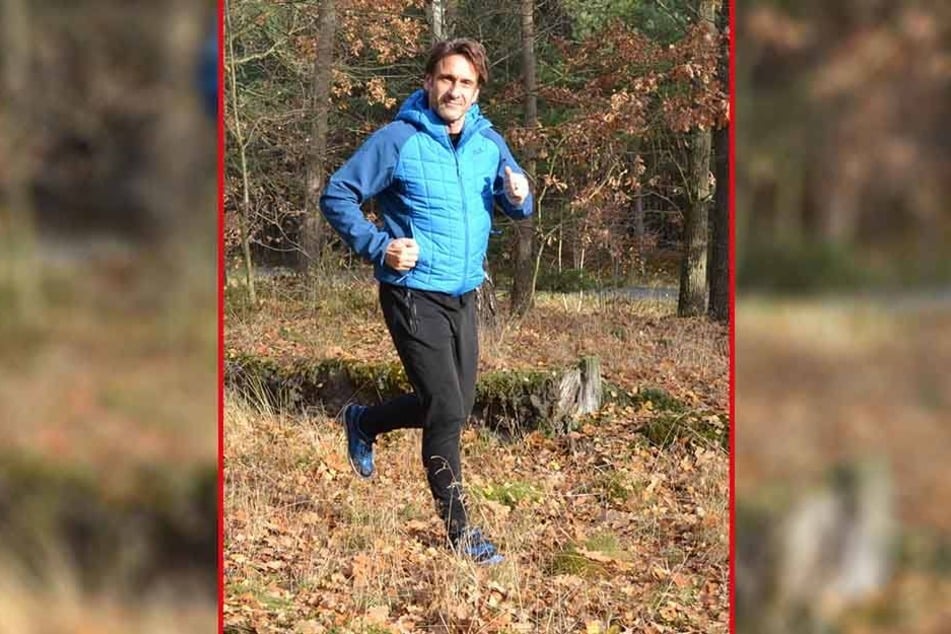 Schauspieler Falk-Willy Wild (51) läuft besondern gern durch den Wandlitzer Wald.