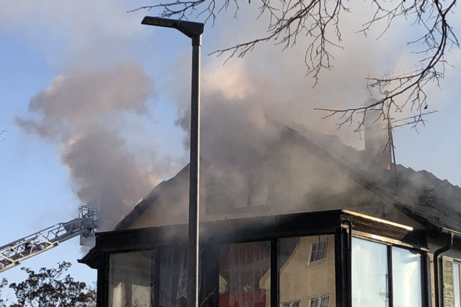 Ein Mann kam in den Flammen ums Leben.