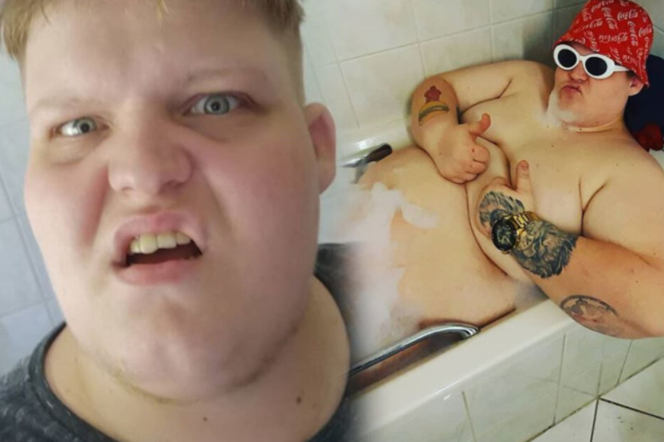 Exsl sexy in der Badewanne - da verlor so mancher den "No Nut November". (Montage/Screenshots)