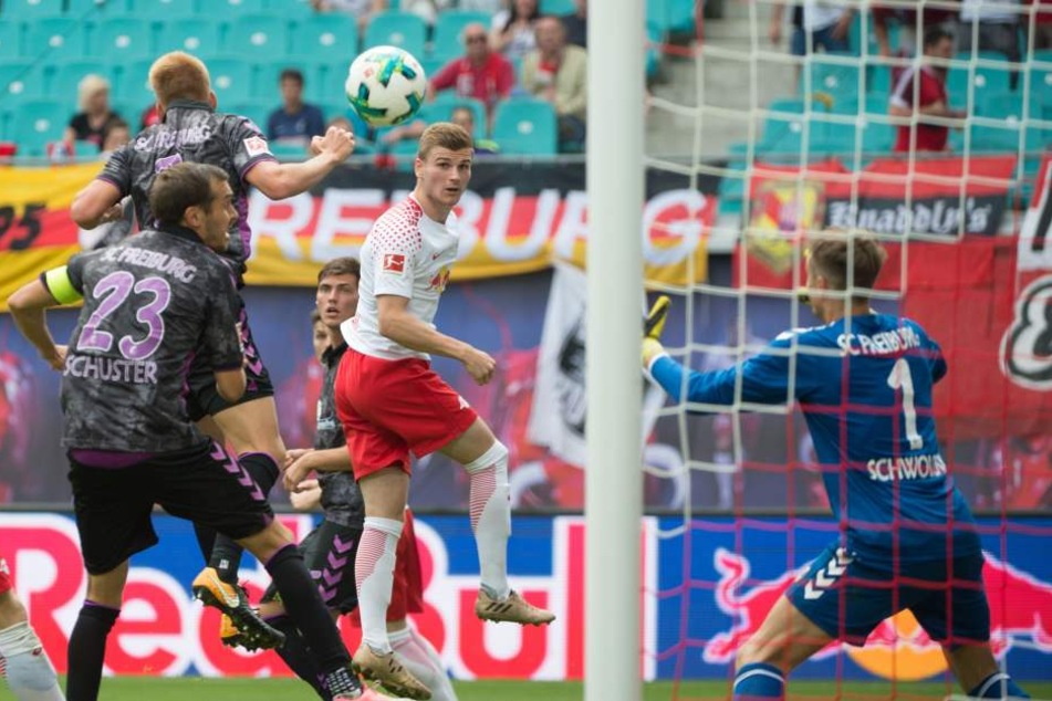 Lieblingsgegner Freiburg? Timo Werner erzielte nach seinen drei Toren letzte Saison am Sonntag weitere zwei Treffer.