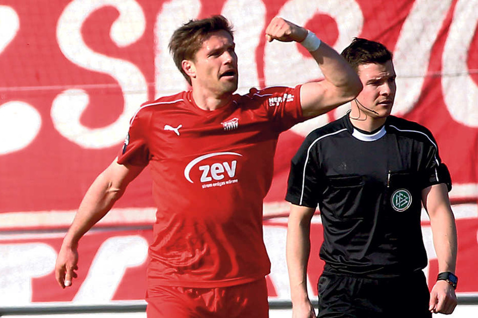 Seit Wochen in bestechender Form: Torjäger Ronny König. Ihn wollten die
Chemnitzer im Sommer nicht mehr haben. In Zwickau beweist der Stürmer, dass er
kein Auslaufmodell ist.
