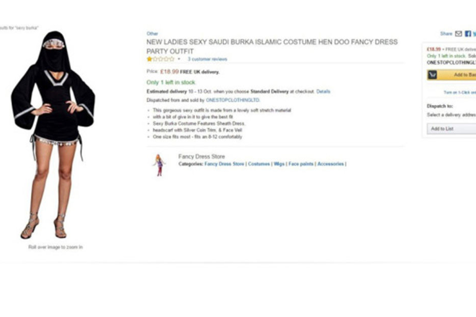 Oder wie wäre es mit einem sexy Burka-Kostüm?