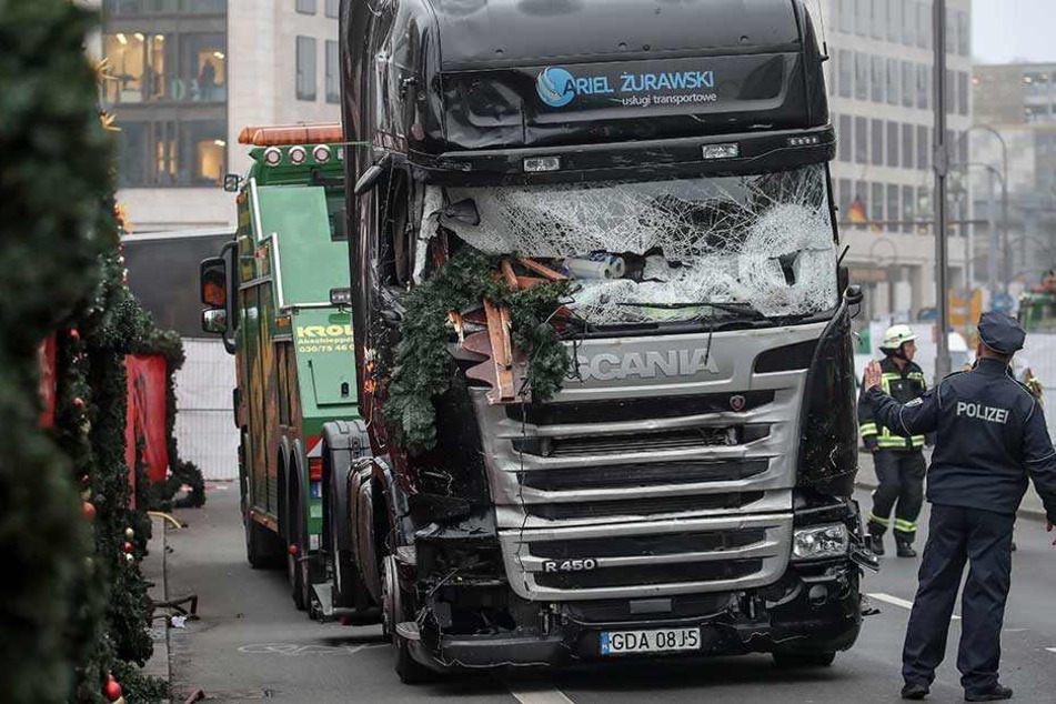 Mit diesem Laster raste der Terrorist auf den Weihnachtsmarkt an der Gedächtniskirche.