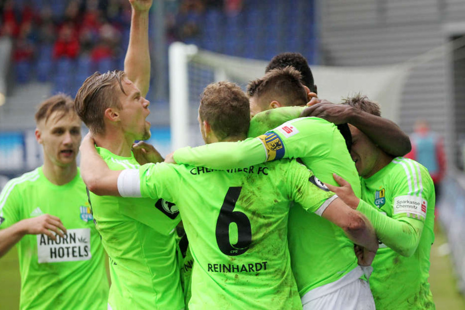 Der Torjubel nach dem Treffer zum 3:0 war riesig.