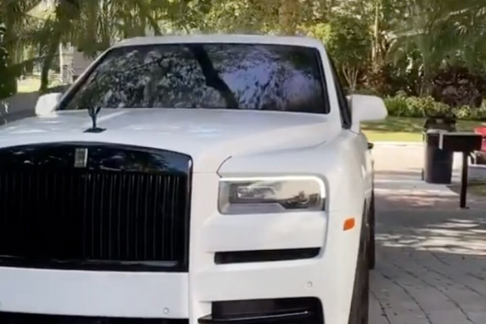 Nur geliehen: Robert Geiss testete einen Rolls Royce Cullinan.