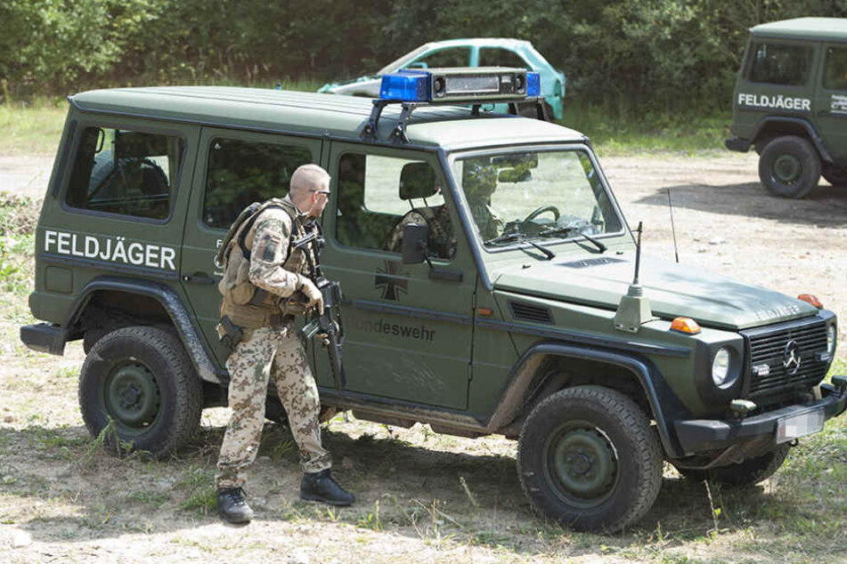 Feldjäger sind die Militärpolizei der Bundeswehr. Nun sollen sie die
sächsische Polizei verstärken.