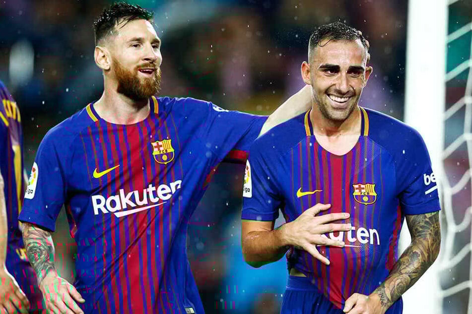 Kommt er hier, nein, nicht Barcas Lionel Messi (l.), sondern Paco Alcacer (r.) zum BVB?