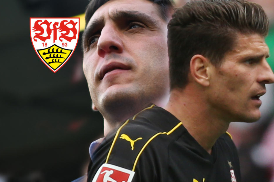 VfB-Trainer Tayfun Korkut (44) und Stürmer Mario Gomez (33) sind unzufrieden mit der derzeitigen Situation ihres VfB.