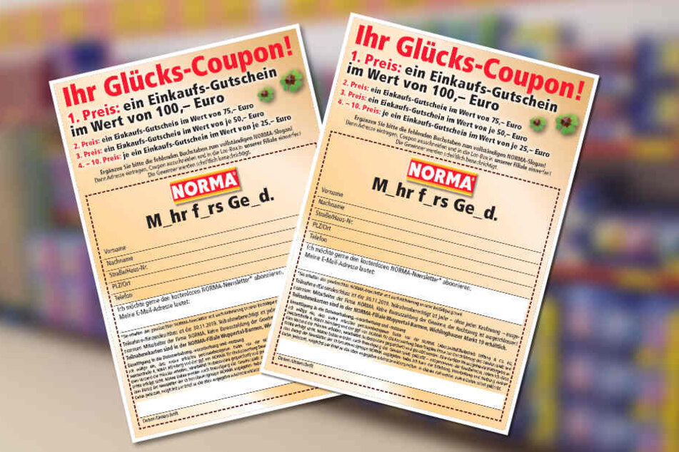 Einfach Coupons ausfüllen, in die Losbox stecken und Daumen drücken!