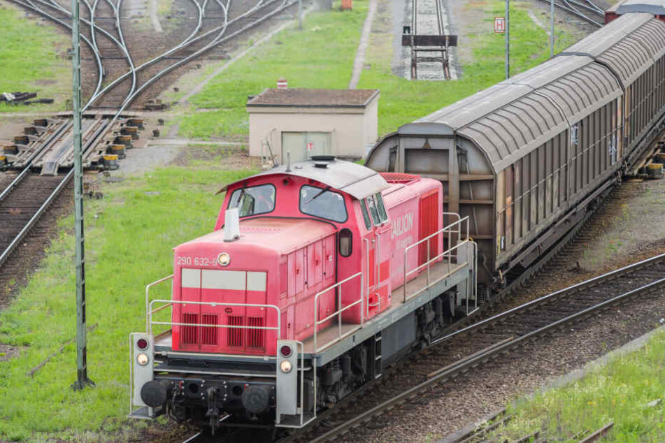 Die zwei Männer kletterten nachts auf eine Lokomotive. (Symbolbild)