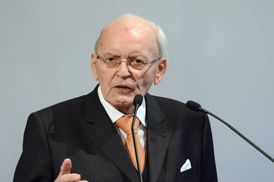 Der ehemalige Bundespräsident Dr. Roman Herzog bei einer seiner Reden im Bundestag.