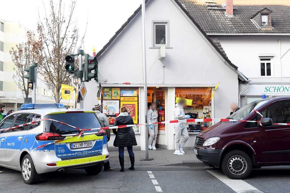 In diesem Kiosk geschah das grausame Verbrechen.