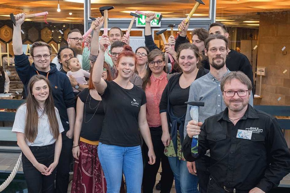 Die KRACH-Gewinner bei der Preisverleihung in der Stadthalle.