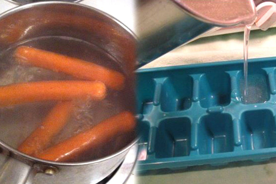 Heißes Wasser für Hotdog-Würstchen im Eiswürfelfach. Genialer Hack oder einfach nur verdammt fies.