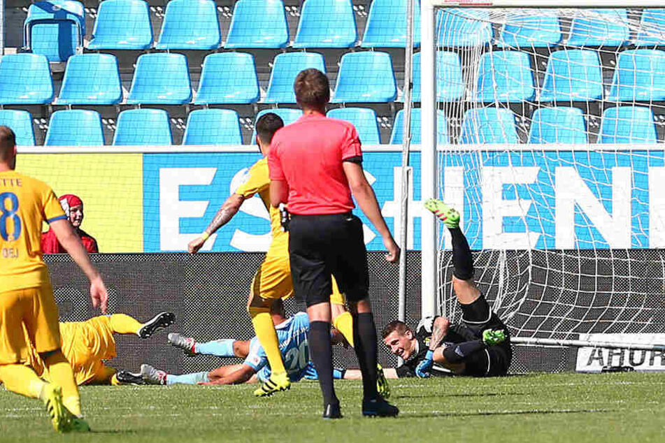 Viermal verloren die Himmelblauen in der Hinrunde mit 0:1. So auch gegen Aufsteiger Lotte.