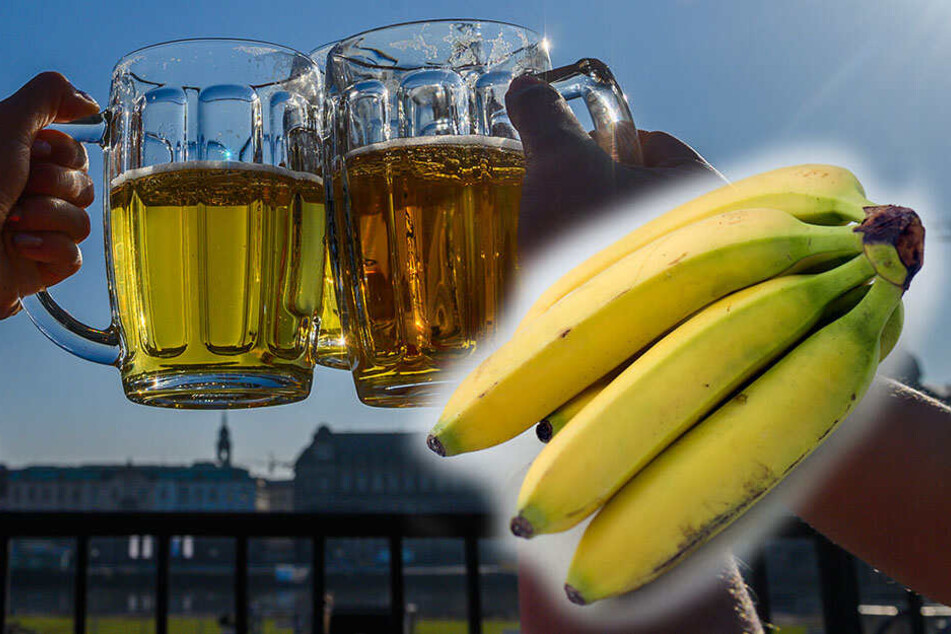 Das ist kein Mythos: Tatsächlich enthalten mehrere reife Bananen so viel Alkohol wie ein kleines Bier. Na dann, Prost!