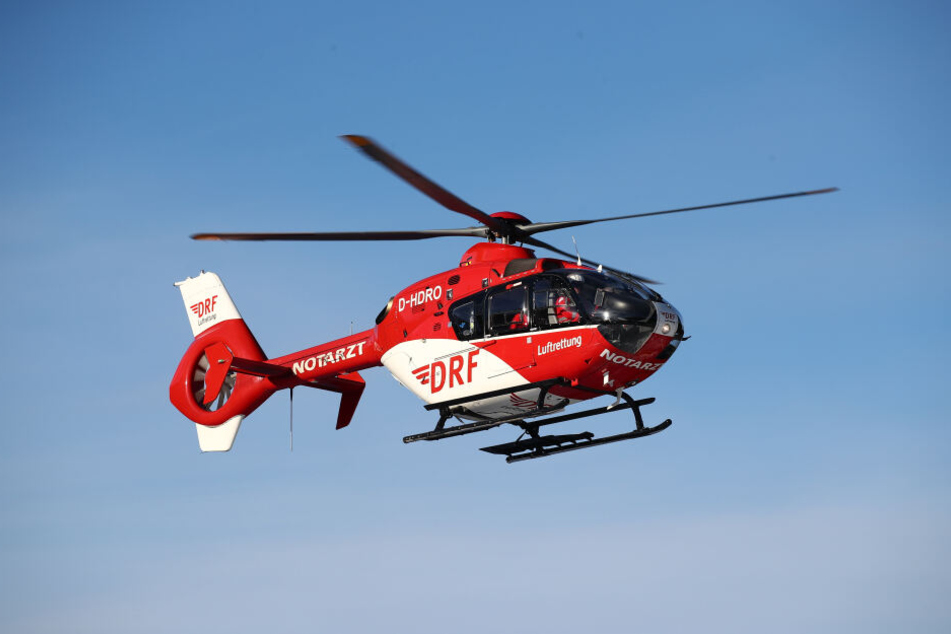 Ein Rettungshubschrauber sorgte am Freitag für eine Vollsperrung auf der A38. (Symbolbild)