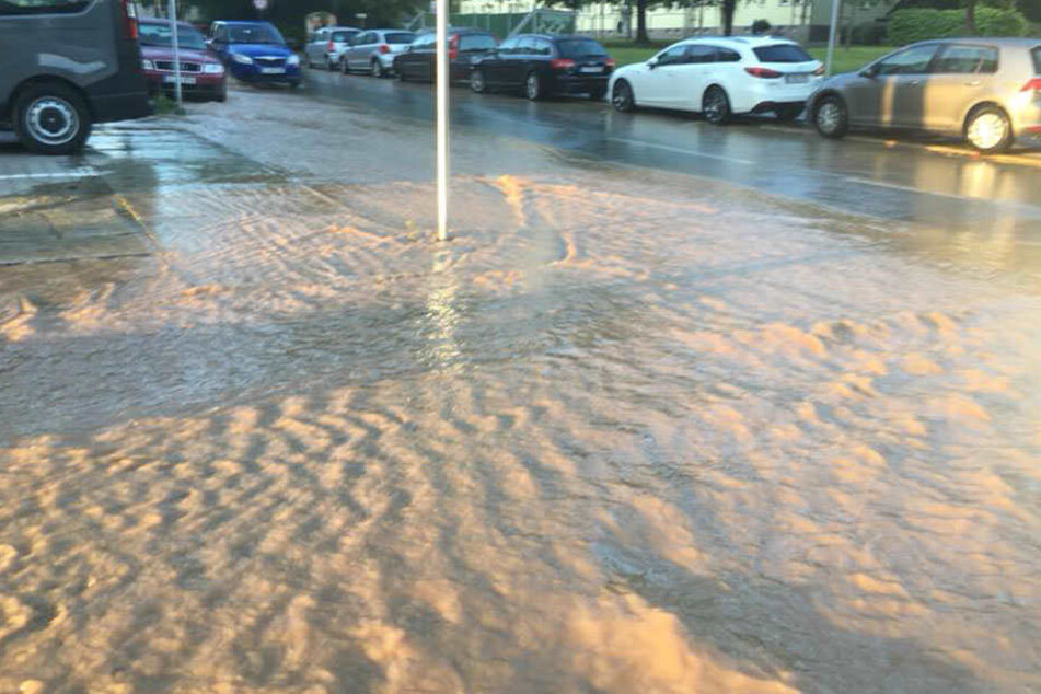 Betroffen war die Kreuzung Weststraße/Kochstraße in Chemnitz.