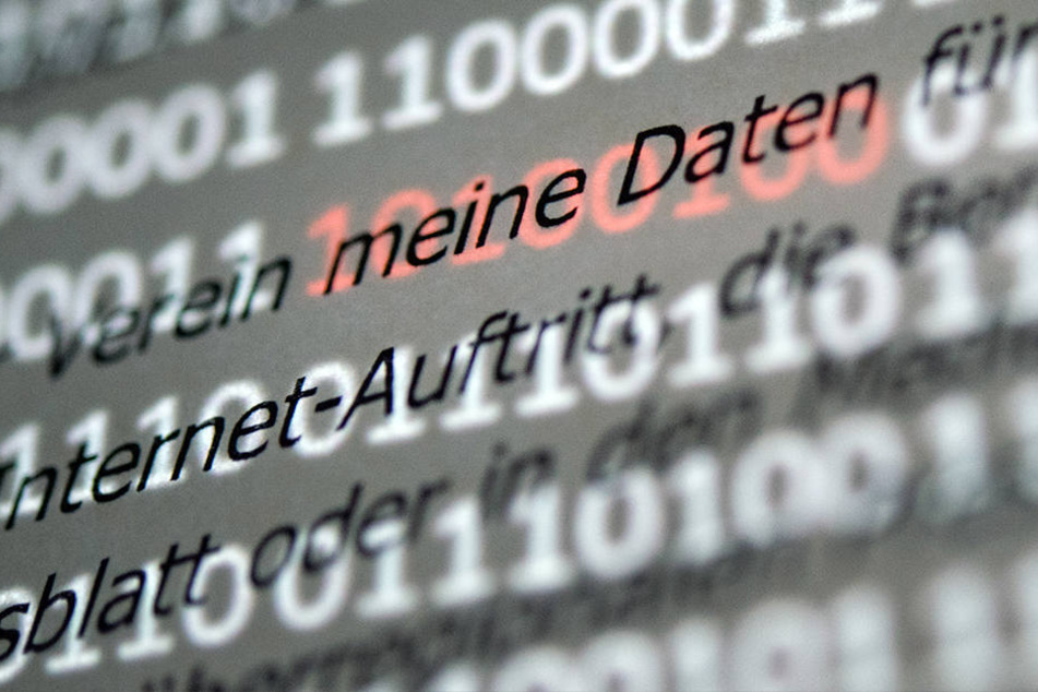 Der Abschnitt "meine Daten" einer Musterdatenschutzerklärung der EU.