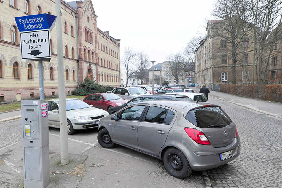 Zwickaus Parkscheinautomaten verlangen den Autofahrern viel Geduld und Geld
ab.