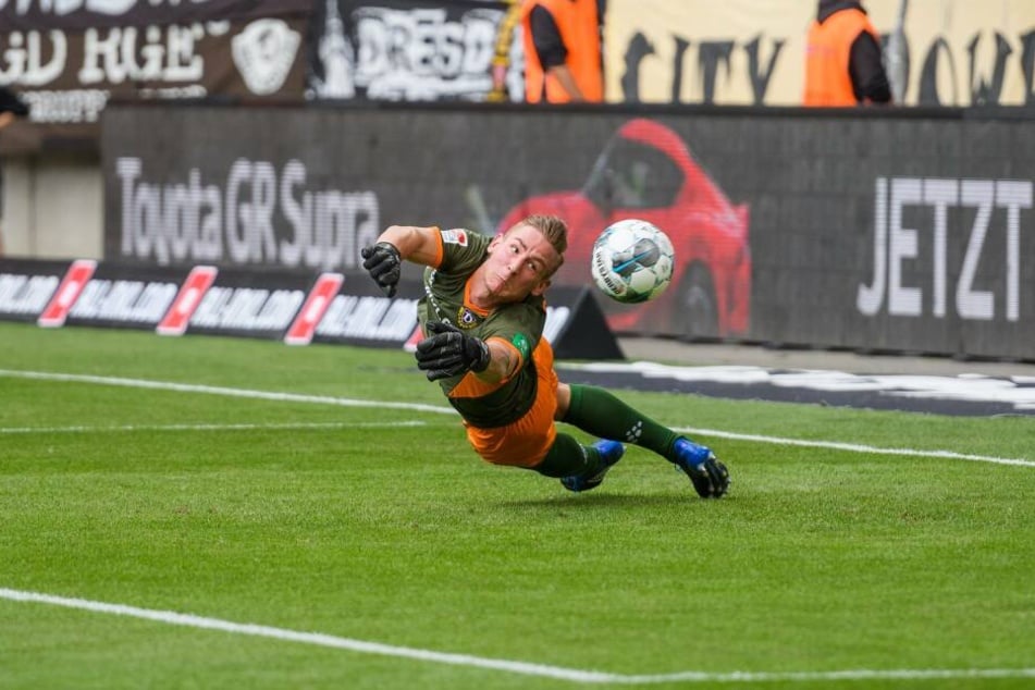 Mit seinen Paraden sicherte Broll den ersten Saisonsieg für Dynamo ab.
