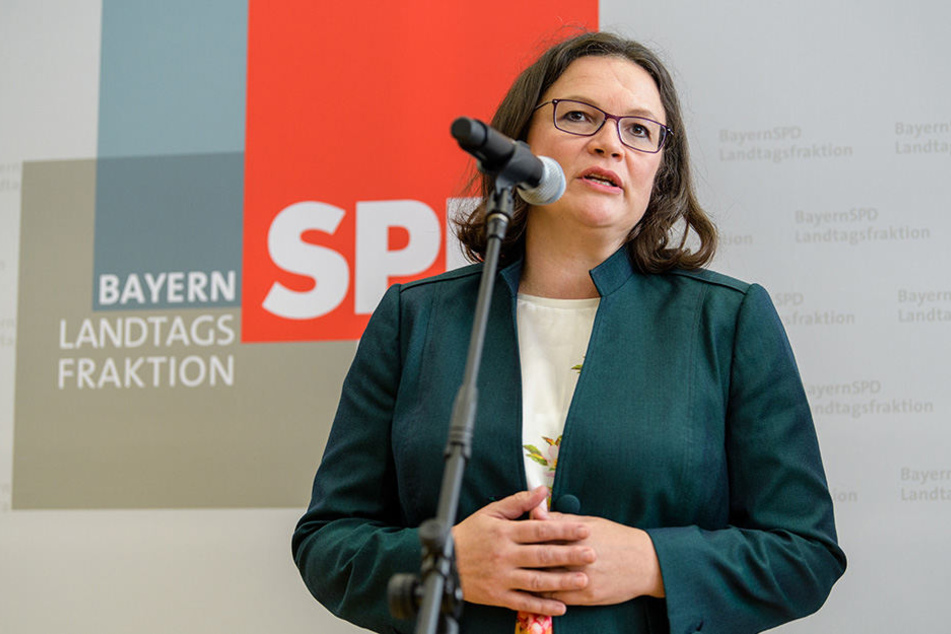 Die SPD-Parteivorsitzende Andrea Nahles.