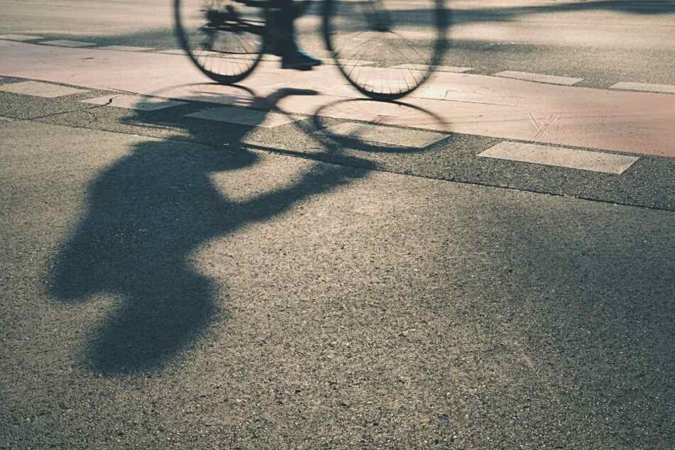 Später fuhr der Unbekannte auf seinem Fahrrad davon.
