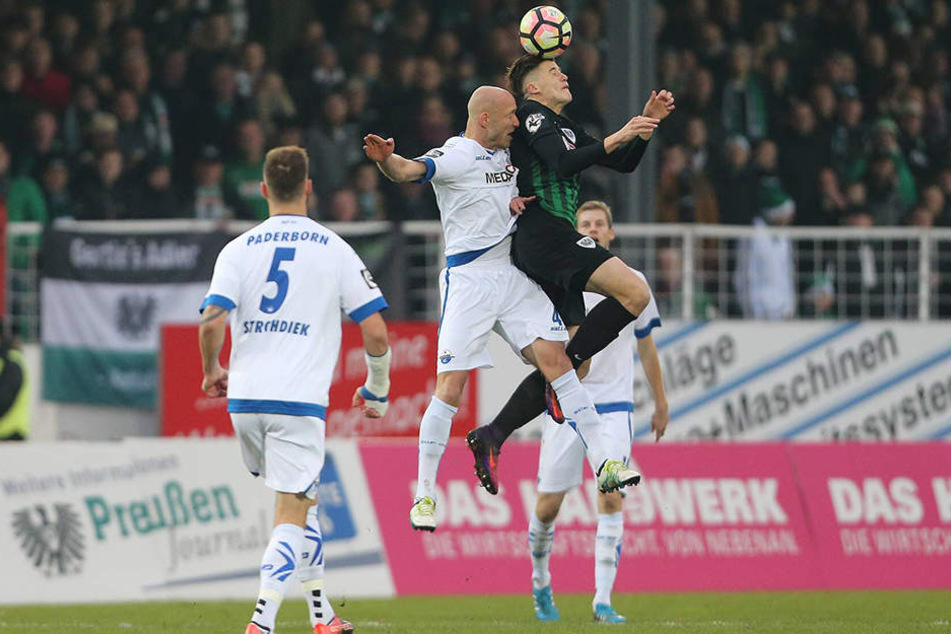 Drei wichtige Punkte im Abstiegskampf hat sich der SC Paderborn in ein kampfbetonten Partie erspielt.
