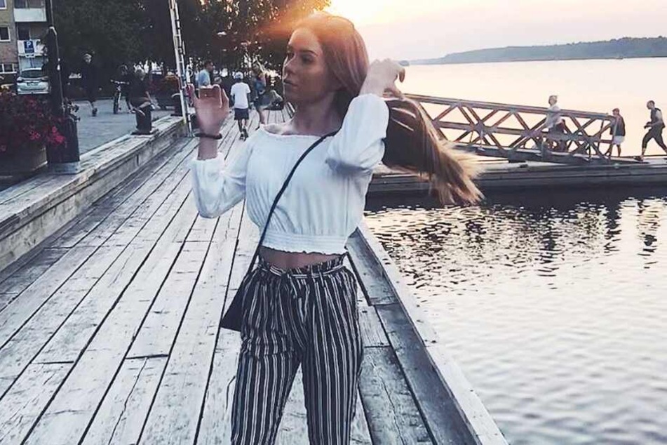 Isa Opdahl Larsson hielt den unglaublichen Moment auf Video fest.