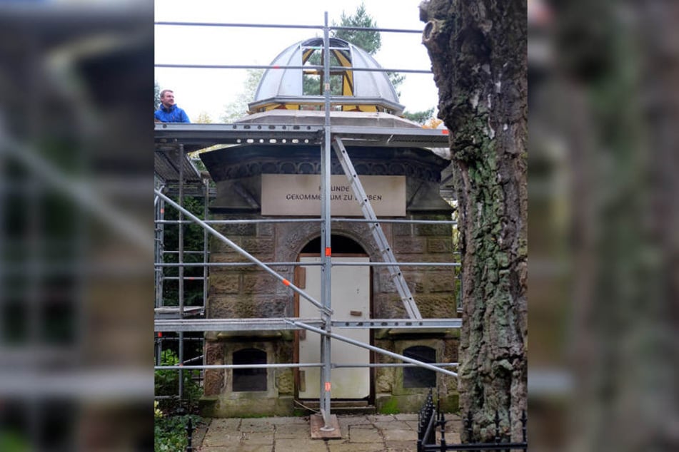 Im Frühjahr 2018 soll das Mausoleum fertig sein.
