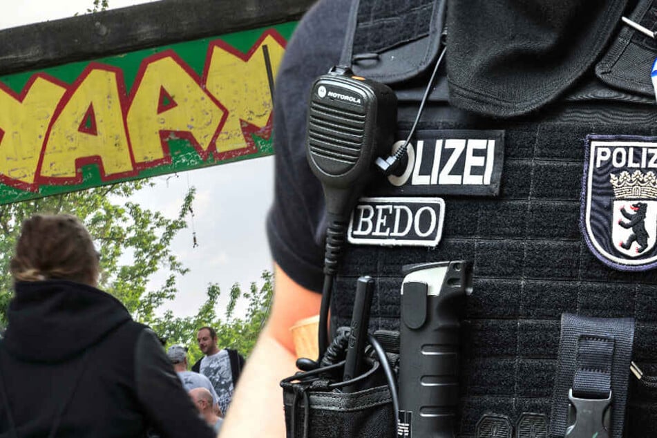 Im "Yaam" ("Young African Art Market") fand in der Nacht zum Mittwoch eine mehrstündige Razzia statt. (Bildmontage)