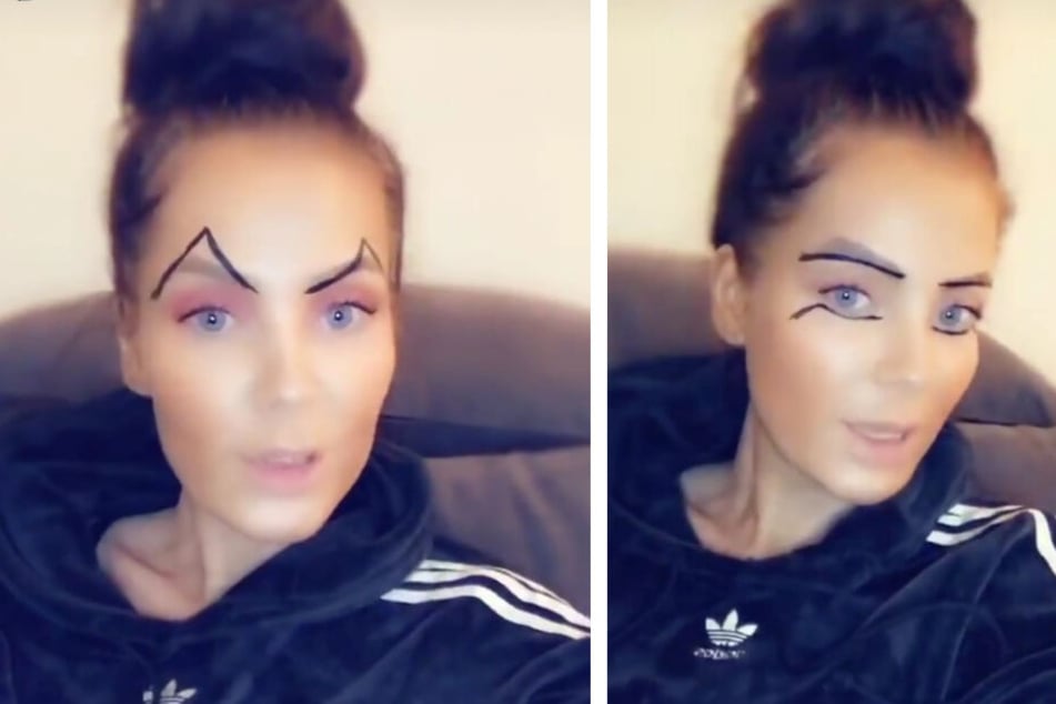 Reality-Sternchen Janine Pink hat Sandras "Frauentausch"-Look ausprobiert.